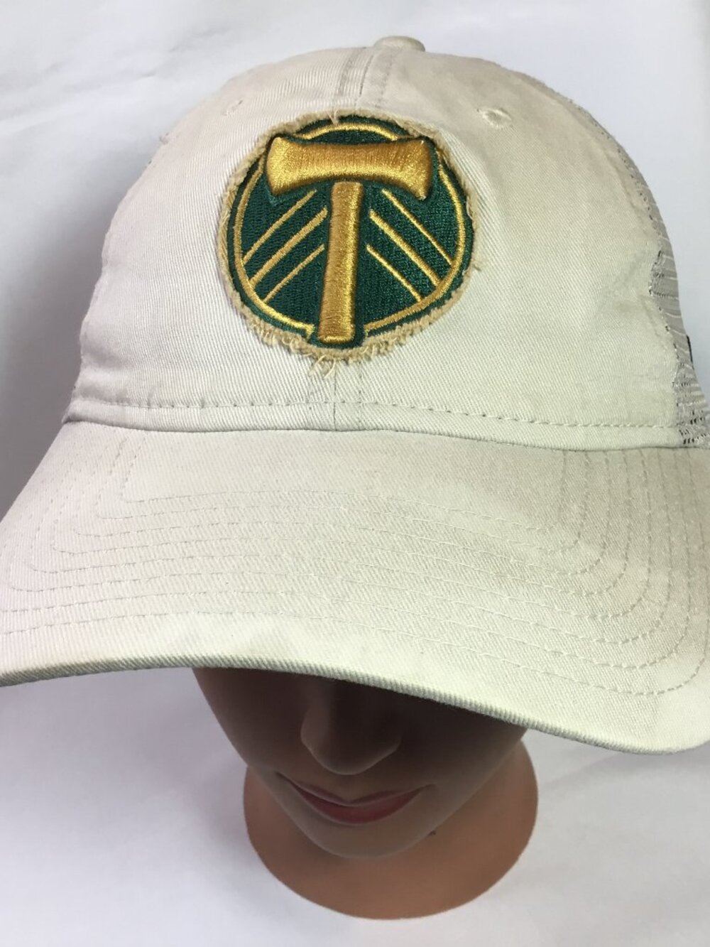 New Era Tan Portland Timbers 9FORTY Adjustable Snapback Hat Cap